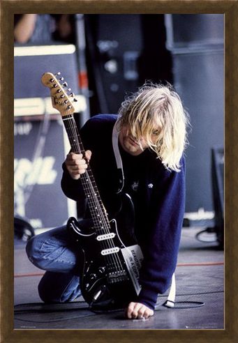 Framed Framed Grunge God - Kurt Cobain