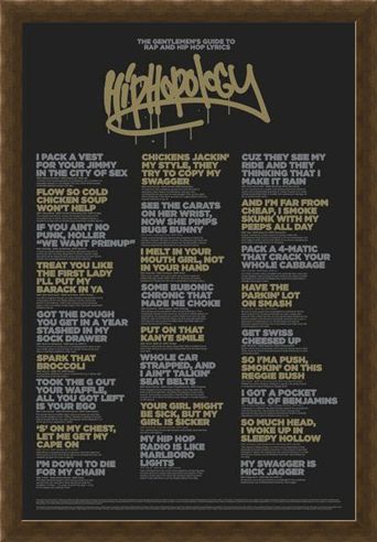 Framed Framed Hiphopology - A Gentlemen's Guide....