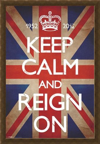 Framed Framed Keep Calm & Reign On - Keep Calm and Carry On
