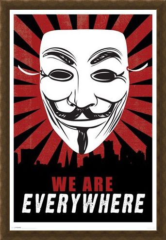Framed Framed We Are Everywhere - V for Vendetta