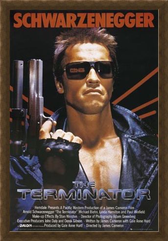 Framed Framed Arnold Schwarzenegger is The Terminator - The Terminator