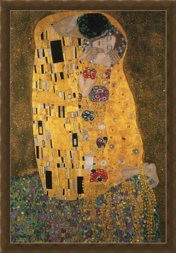 Framed Framed The Kiss - Gustav Klimt