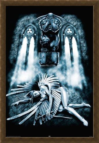 Framed Framed Fallen Angel - Art Worx