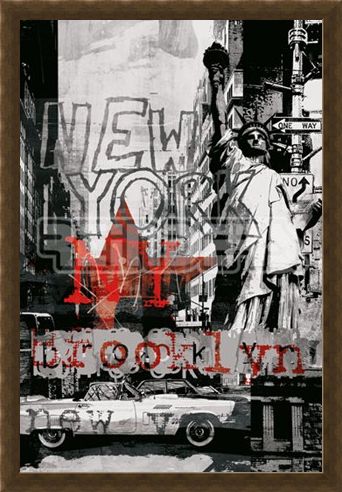 Framed Framed New York Collage 3 - New York City