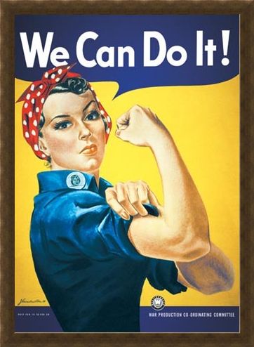 Framed Framed We Can Do It - Howard Miller