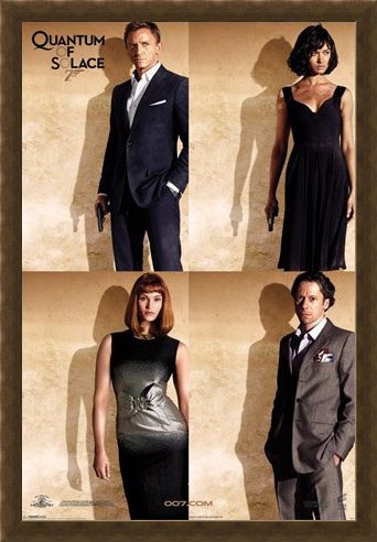 Framed Framed Bond Stars - Quantum Of Solace