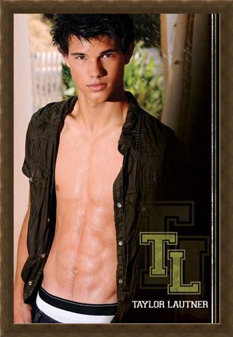 Framed Framed Relaxing in the Sun - Taylor Lautner