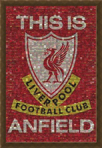Framed Framed This Is Anfield - Liverpool FC Photomosaic