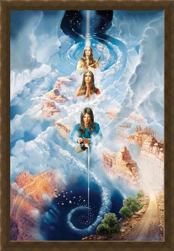 Framed Framed Navajo Creation Myth - John Stephens