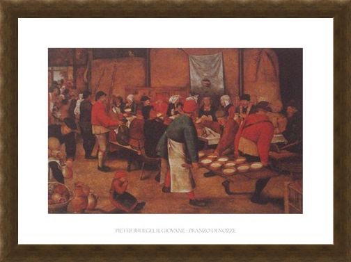 Framed Framed The Peasant Wedding - Pieter Bruegel