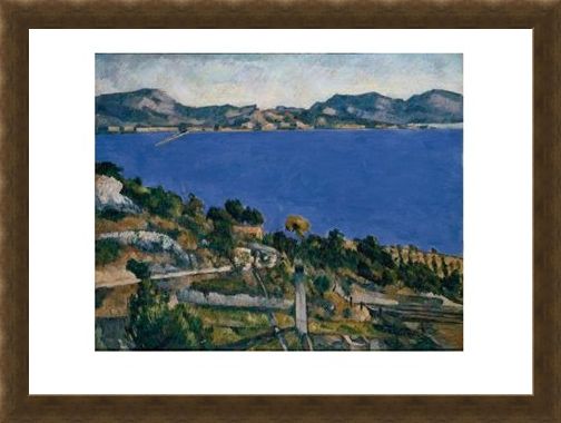 Framed Framed L'Estaque - Paul Cezanne