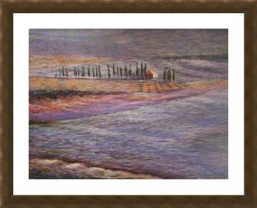 Framed Framed Tuscany No 7 - Stelio Scamanga
