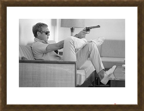 Framed Framed Steve McQueen Takes Aim - Time Life