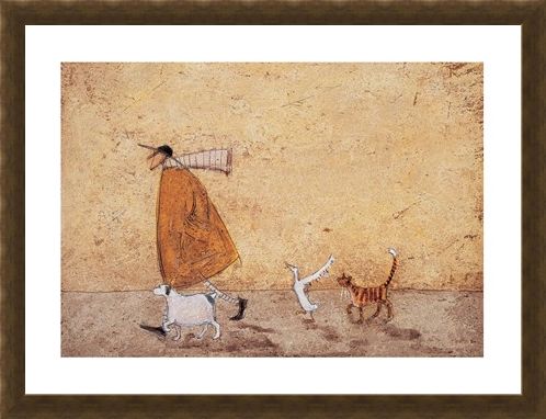 Framed Framed Ernest, Doris, Horace and Stripes - Sam Toft