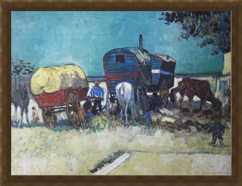 Framed Framed Trailers - Vincent Van Gogh