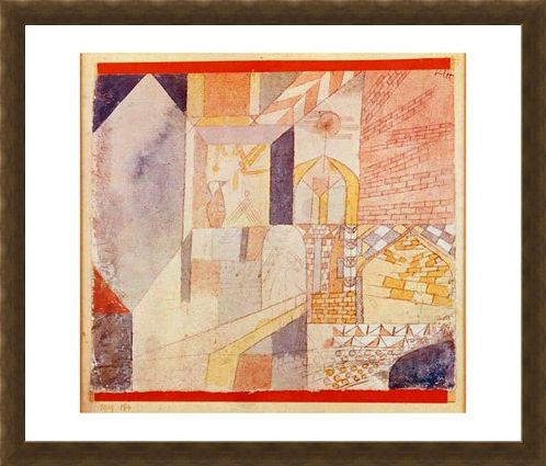 Framed Framed Architecture with Pitcher - Paul Klee