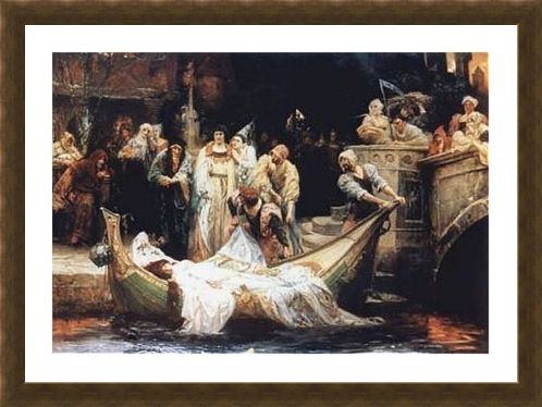 Framed Framed The Lady of Shalott - G E Robertson