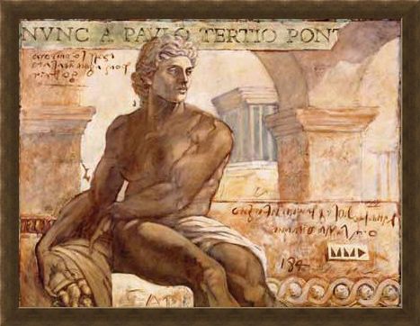 Framed Framed Amos - Cesare Carra