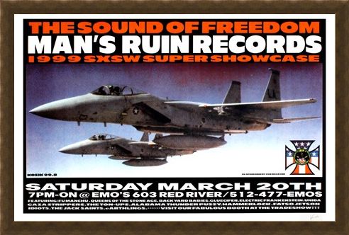 Framed Framed Man's Ruin Records 1999 SXSW Showcase - Frank Kozik