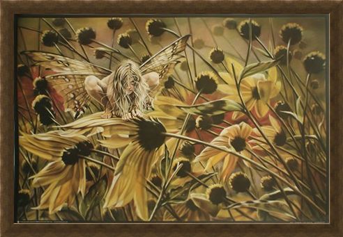 Framed Framed Chameleon Fairy - Sheila Wolk
