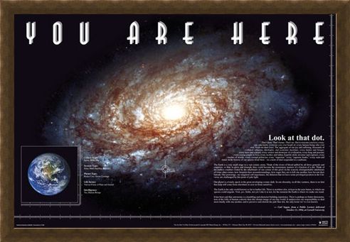 Framed Framed You Are Here - Look At That Dot
