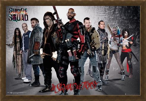 Framed Framed Group Shot - Suicide Squad