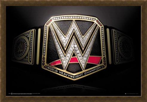 Framed Framed Title Belt - WWE