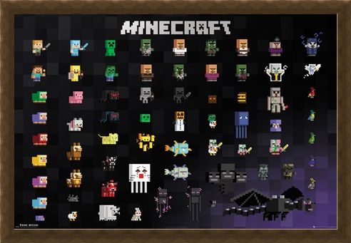Framed Framed Pixel Sprites - Minecraft