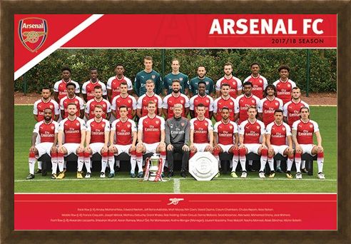 Framed Framed Arsenal FC - (Team 17/18)