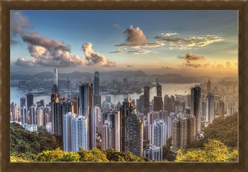 Framed Framed Victoria Peak - Hong Kong
