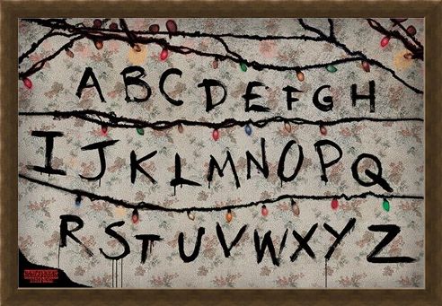 Framed Framed (R, U, N) - Stranger Things