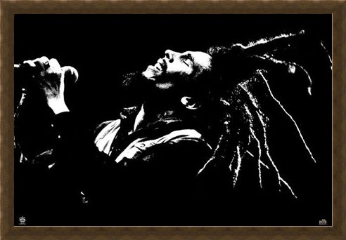 Framed Framed King of Dreads - Bob Marley