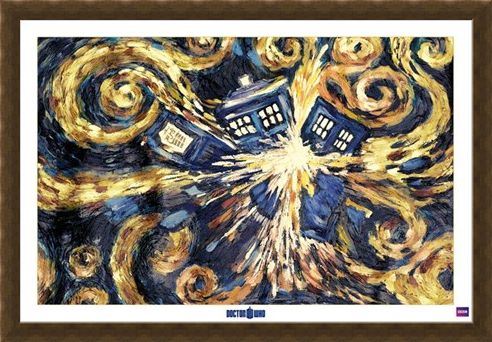 Framed Framed Exploding Tardis - Doctor Who