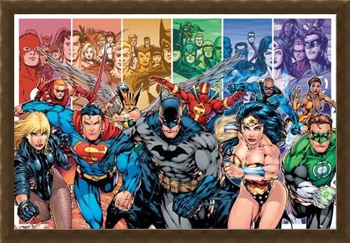 Framed Framed Justice League of America - DC Comics