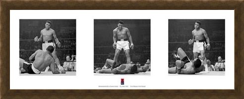 Framed Framed Muhammad Ali Triptych - Muhammad Ali