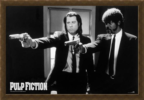 Framed Framed Vincent Vega and Jules Winnfield - Pulp Fiction