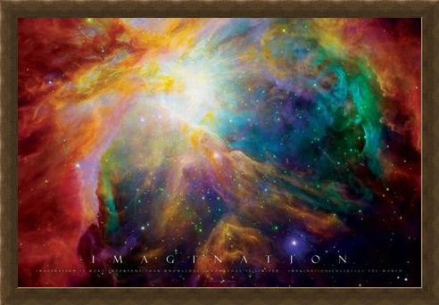 Framed Framed Imagination - Albert Einstein