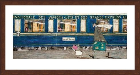 Framed Framed Orient Express Ooh La La - Sam Toft