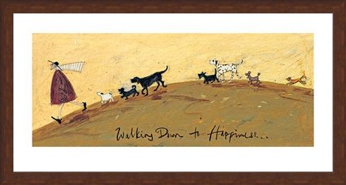 Framed Framed Walking Down To Happiness - Sam Toft