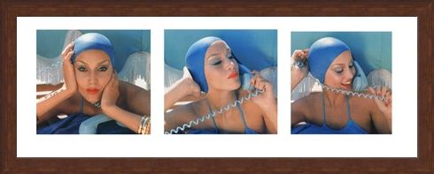 Framed Framed Jerry Hall 1975 - Norman Parkinson