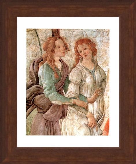 Framed Framed Venere Offre Doni (Particolare) - Sandro Botticelli