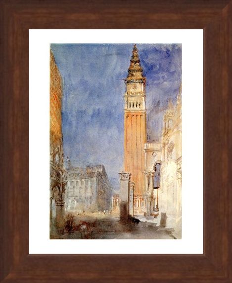 Framed Framed Piazzetta Di S. Marco - William Turner