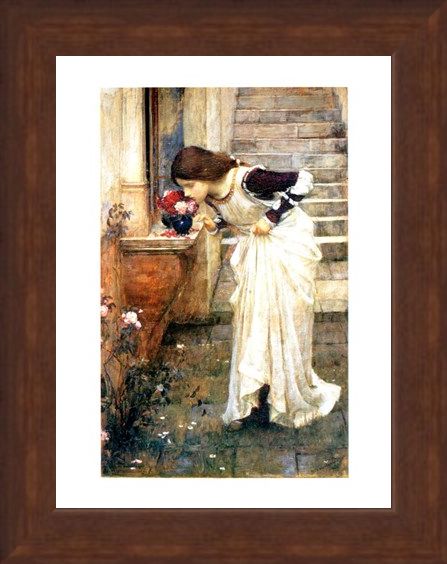Framed Framed The Shrine - John William Waterhouse