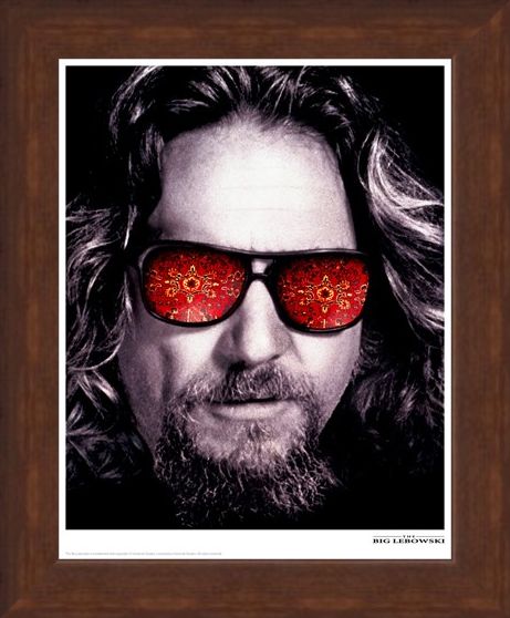 Framed Framed The Dude - The Big Lebowski