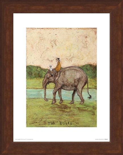 Framed Framed Two Riders - Sam Toft