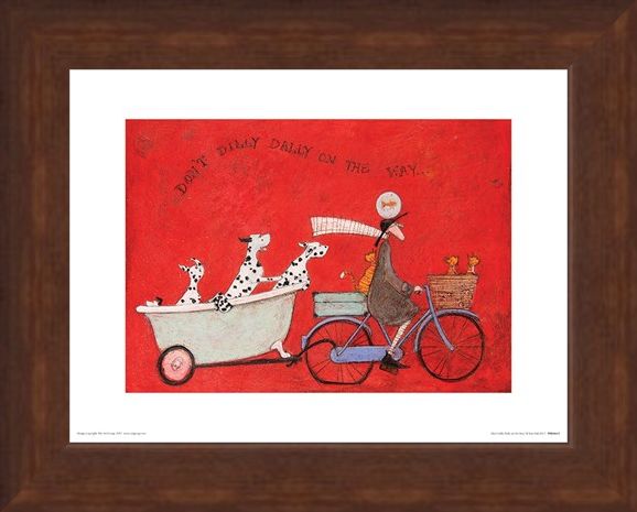 Framed Framed Don't Dilly Dally on the Way - Sam Toft