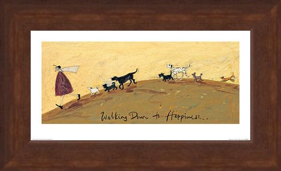 Framed Framed Walking Down To Happiness - Sam Toft