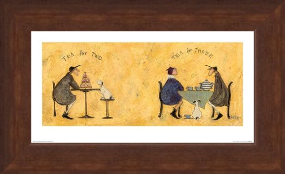 Framed Framed Tea for Two, Tea for Three - Sam Toft