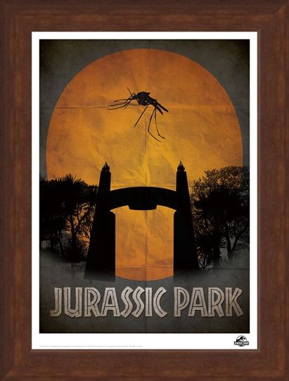 Framed Framed The Grand Gates - Jurassic Park