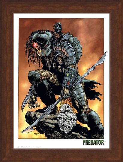 Framed Framed Rock - Predator